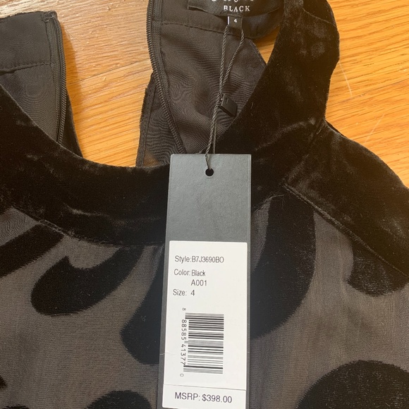 Parker Black Silk-Blend halter Gown - Picture 6 of 10